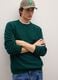 Green lambswool regular fit pullover_0