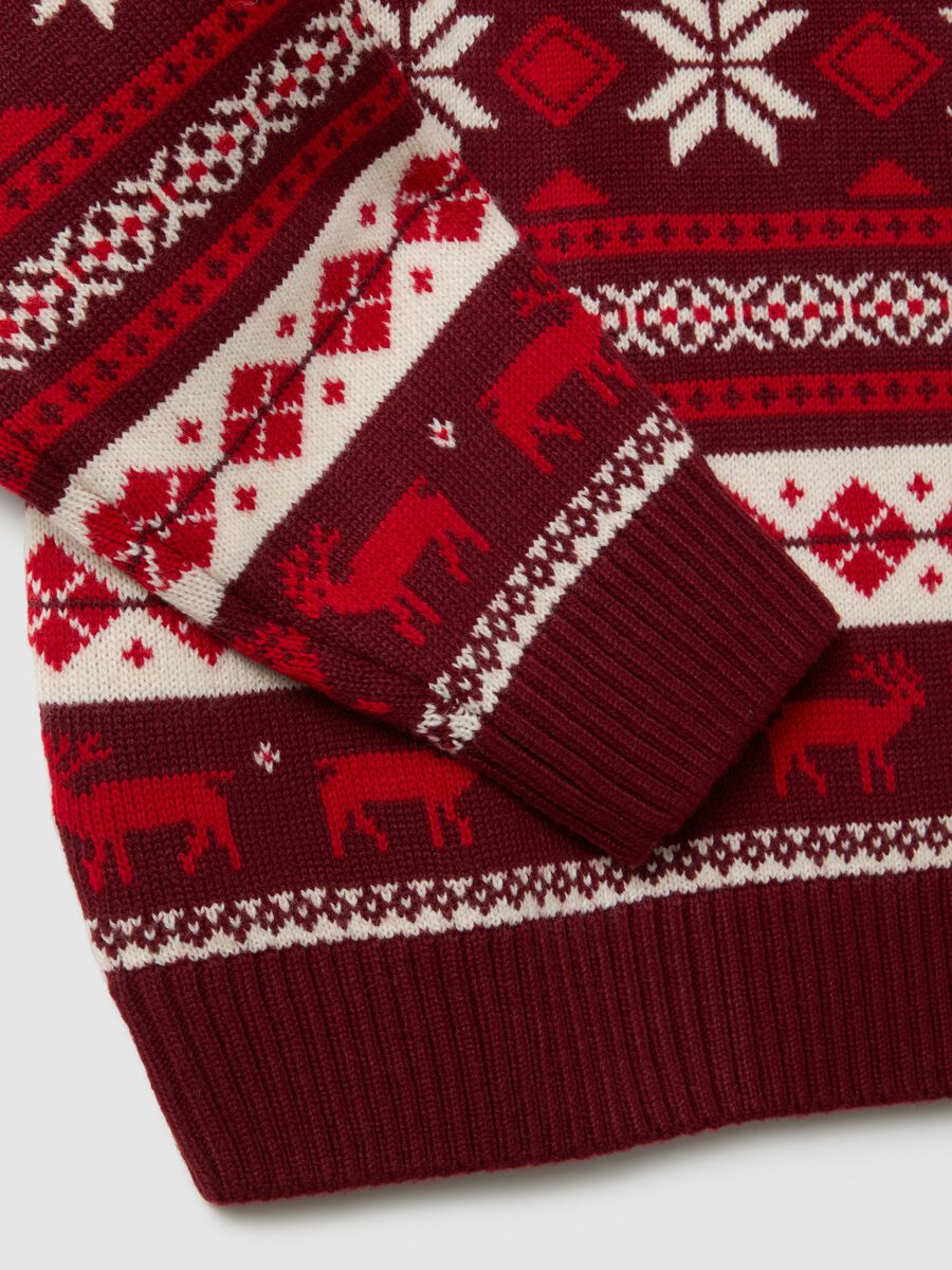 Multi-colour Christmas jumper regular fit_5