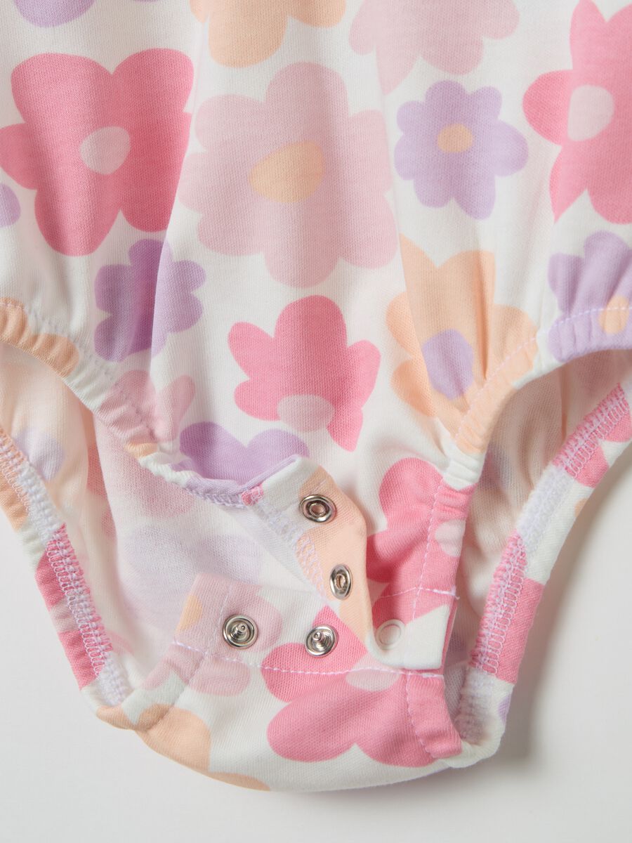 Long-sleeved bodysuit with flowers print_3