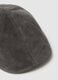 Pure grey cotton corduroy hat_1