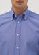 Blue cotton-blend button-down collar shirt, slim fit, easy iron_1