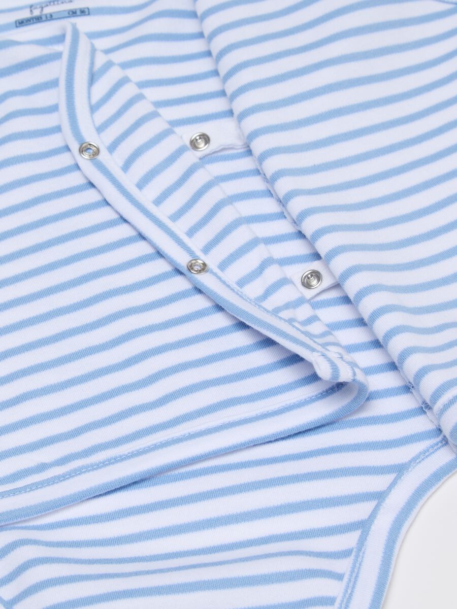 Two-pack bodysuits in organic cotton with V neck_3