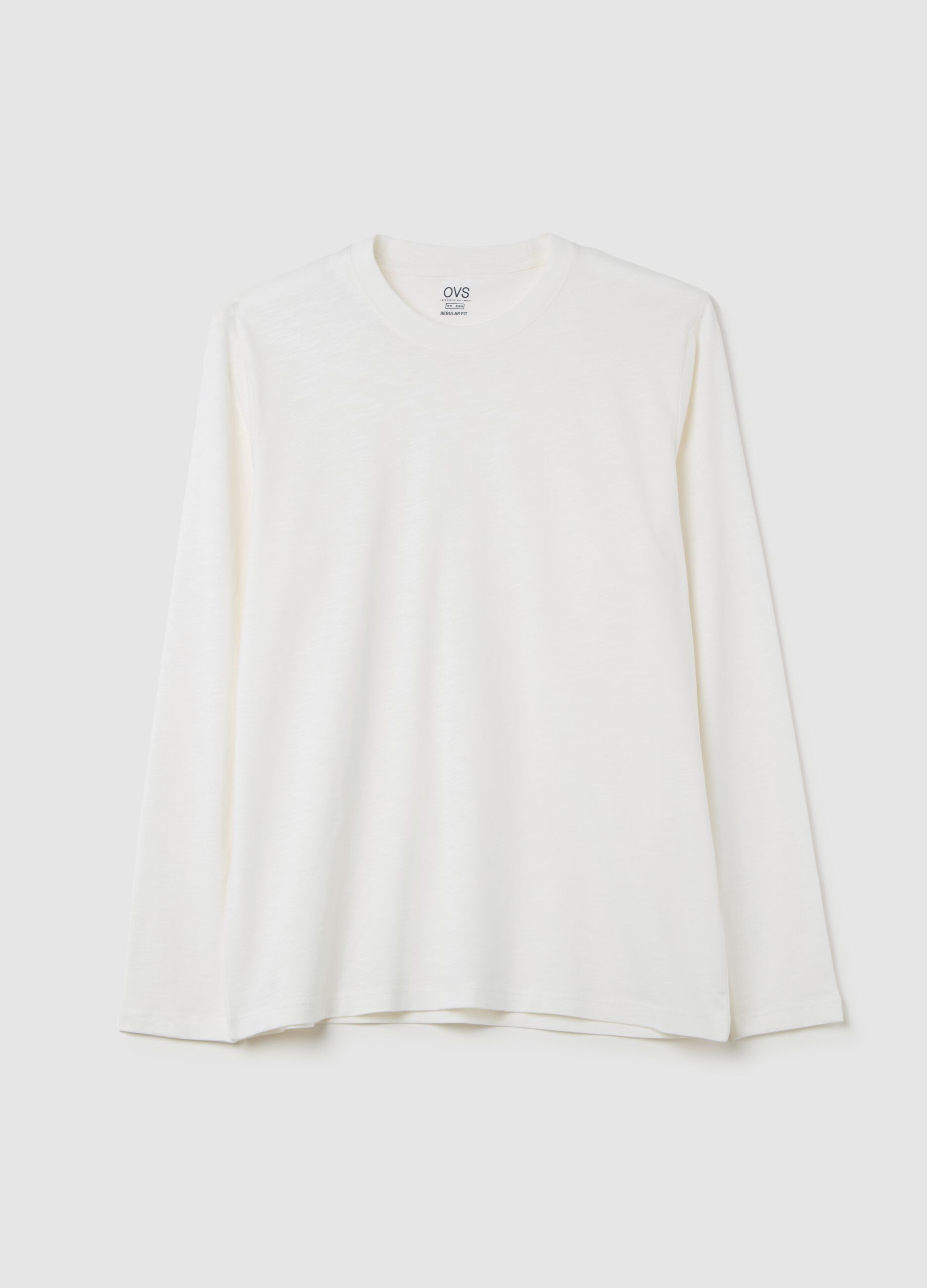 Long-sleeved T-shirt in cotton