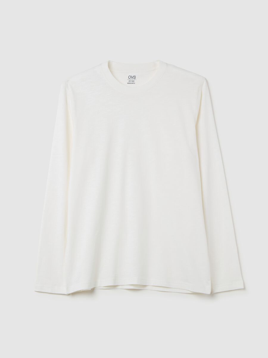 Long-sleeved T-shirt in cotton_4