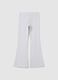 Girls' grey cotton slim fit leggings_4