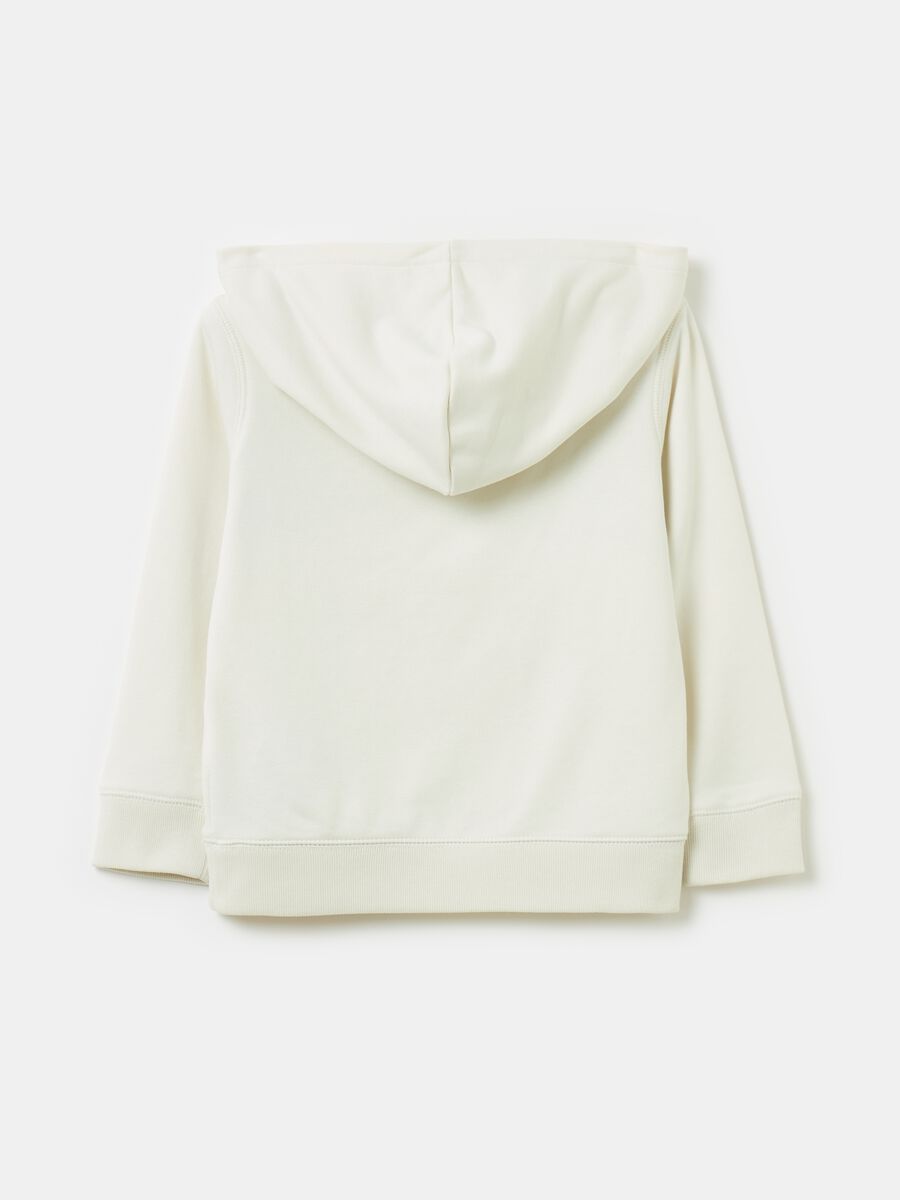 Sweatshirt with hood and logo print_1
