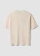 Beige pure cotton Raiders print T-shirt_1