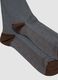 Men&rsquo;s brown long socks in stretch cotton_2