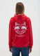 Red hoodie with kangaroo pocket_2