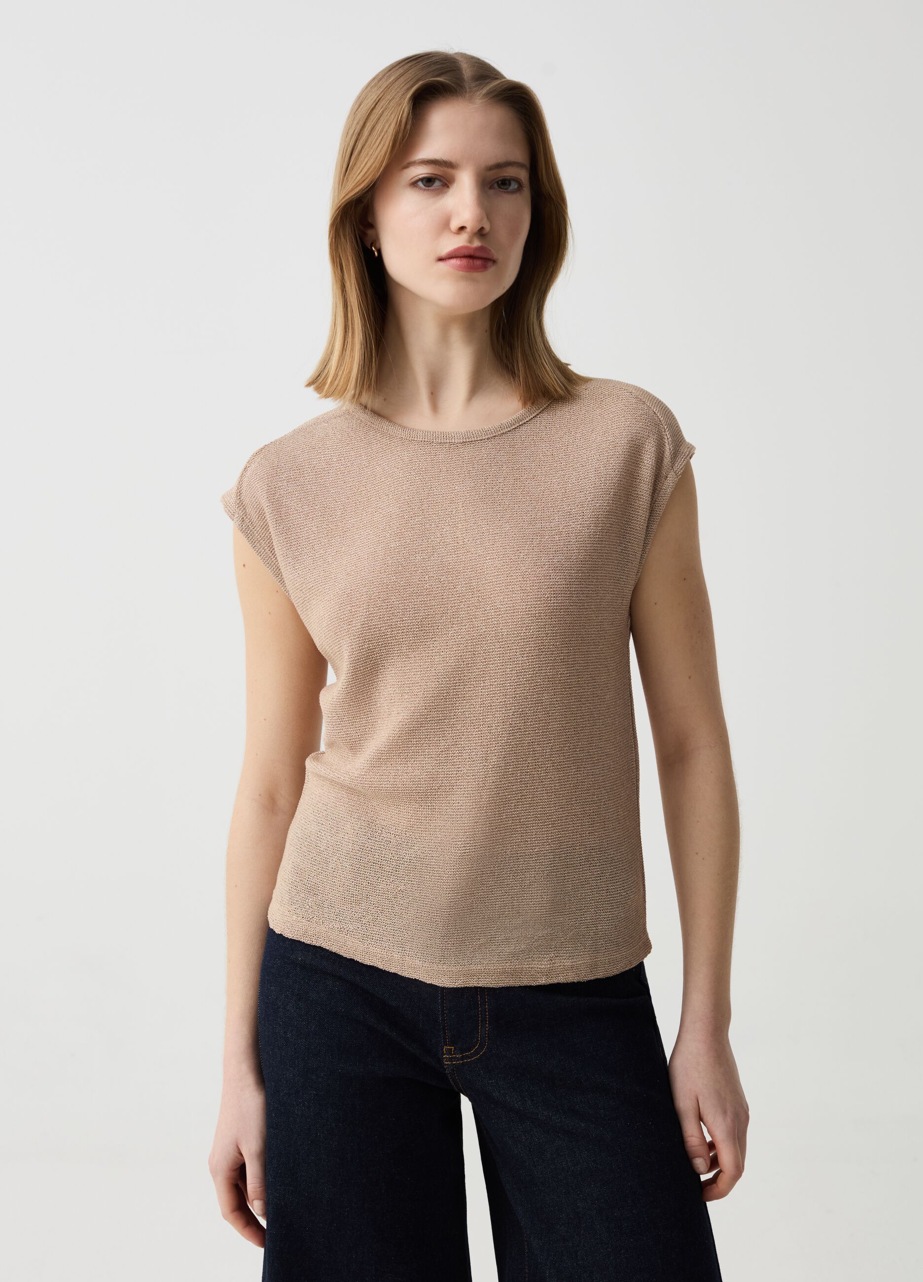 Ovs T-shirt tricot con maniche a kimono