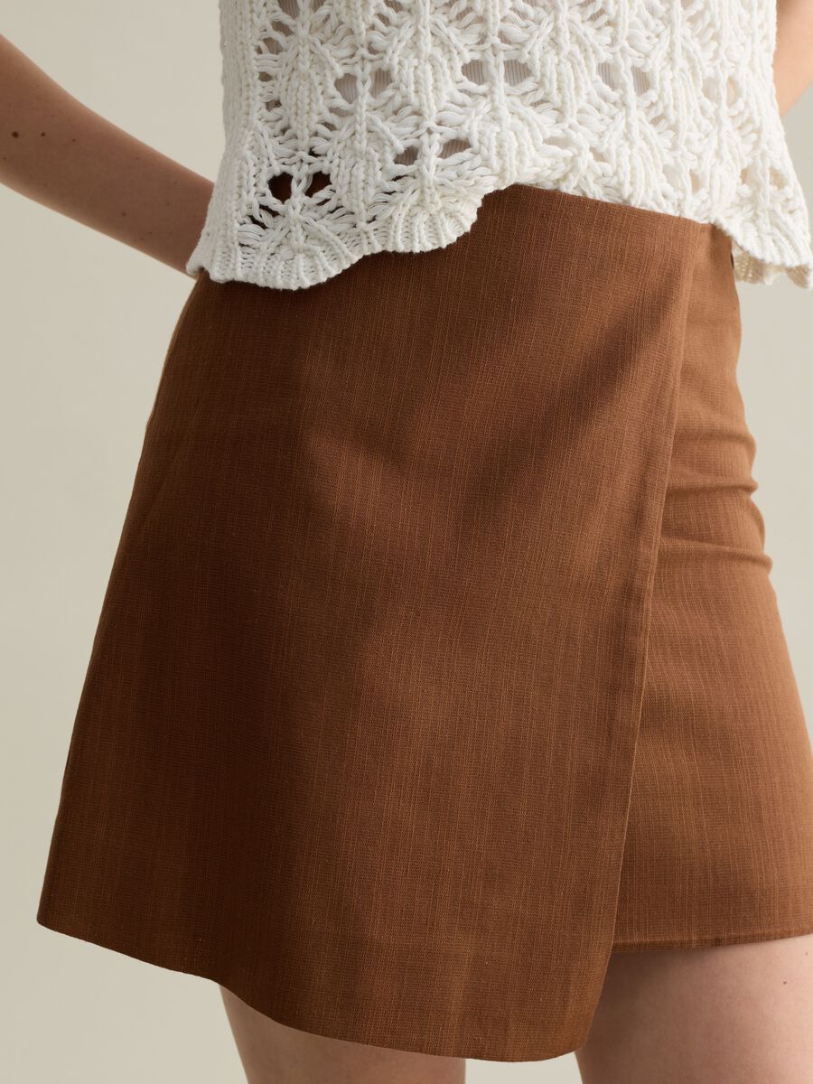 Short skirt in cotton and viscose_2