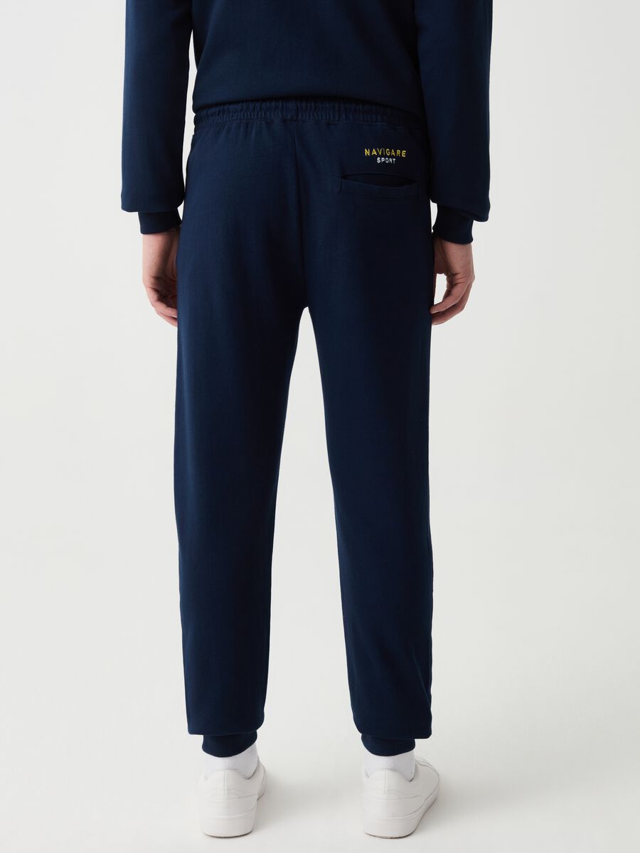 Navigare Sport joggers with embroidery and patch_1