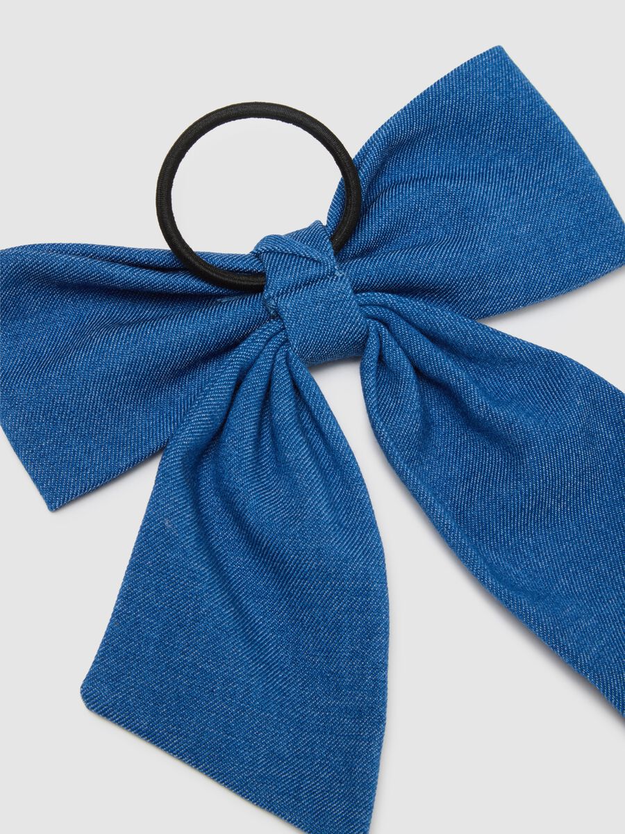 Fiocco blu per capelli_1