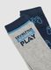 Tripack di calze lunghe blu e grigie in cotone organico elasticizzato_2