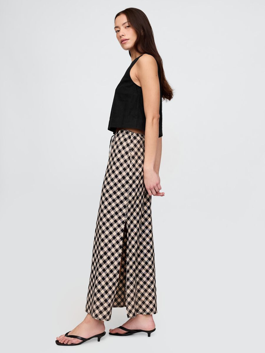 Gap Long Plaid Skirt_2