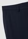 Slim Fit Blue Stretch Fabric Trousers_5