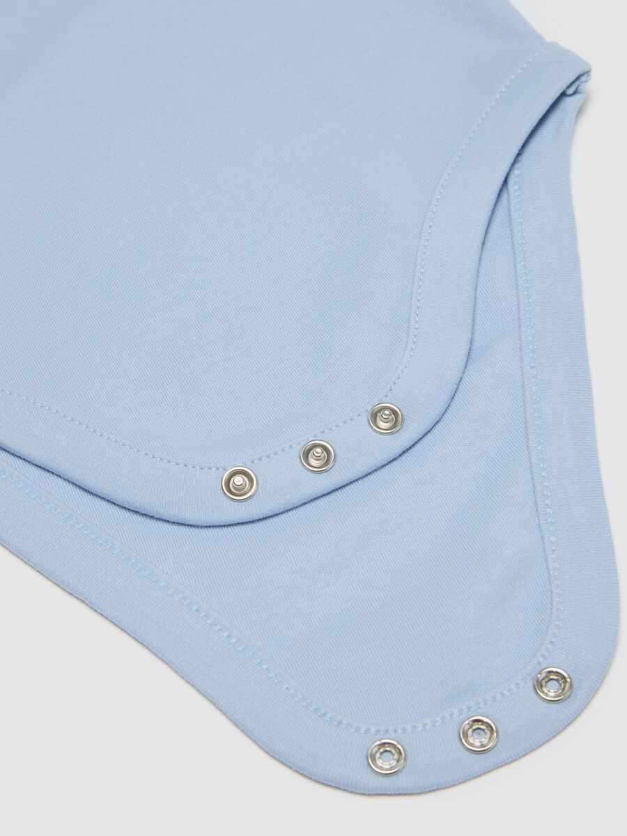 Long-sleeve bodysuit tripack with print in pure cotton_2