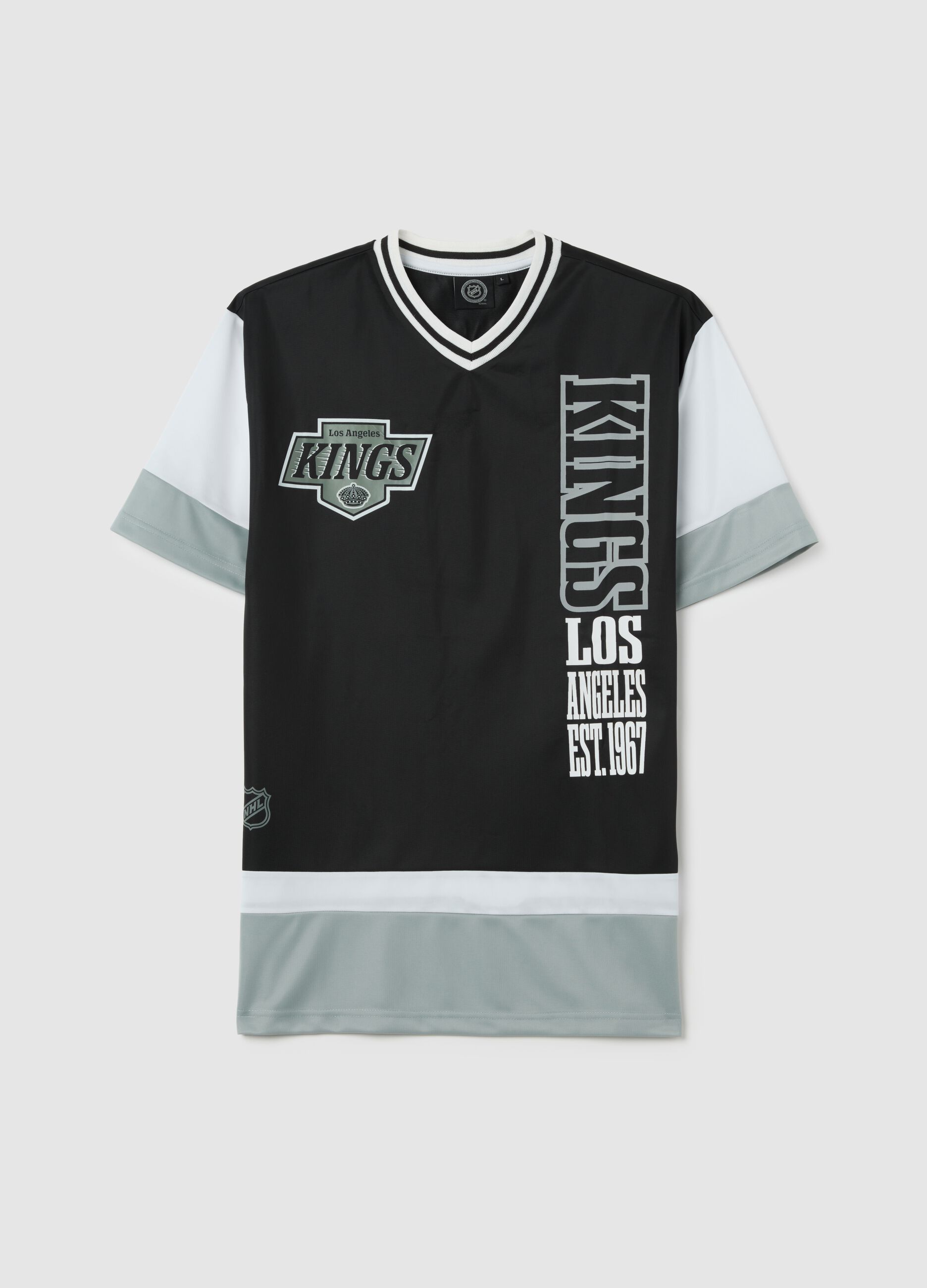 T-shirt da bambino in misto multicolor regular fit con logo