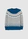 Multicolour children's regular fit jumper with jacquard pattern_0