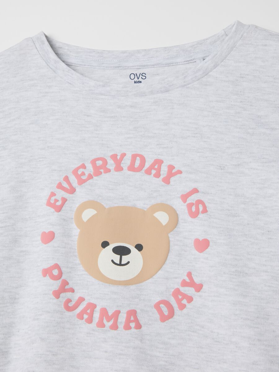 Grey Pyjama with Pink Checkered Trousers_3