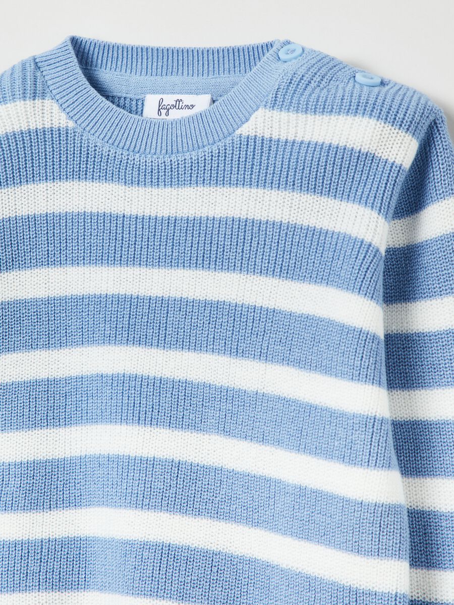 Yarn-dyed striped pullover_2