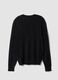 Black viscose-blend V-neck cardigan, regular fit_5