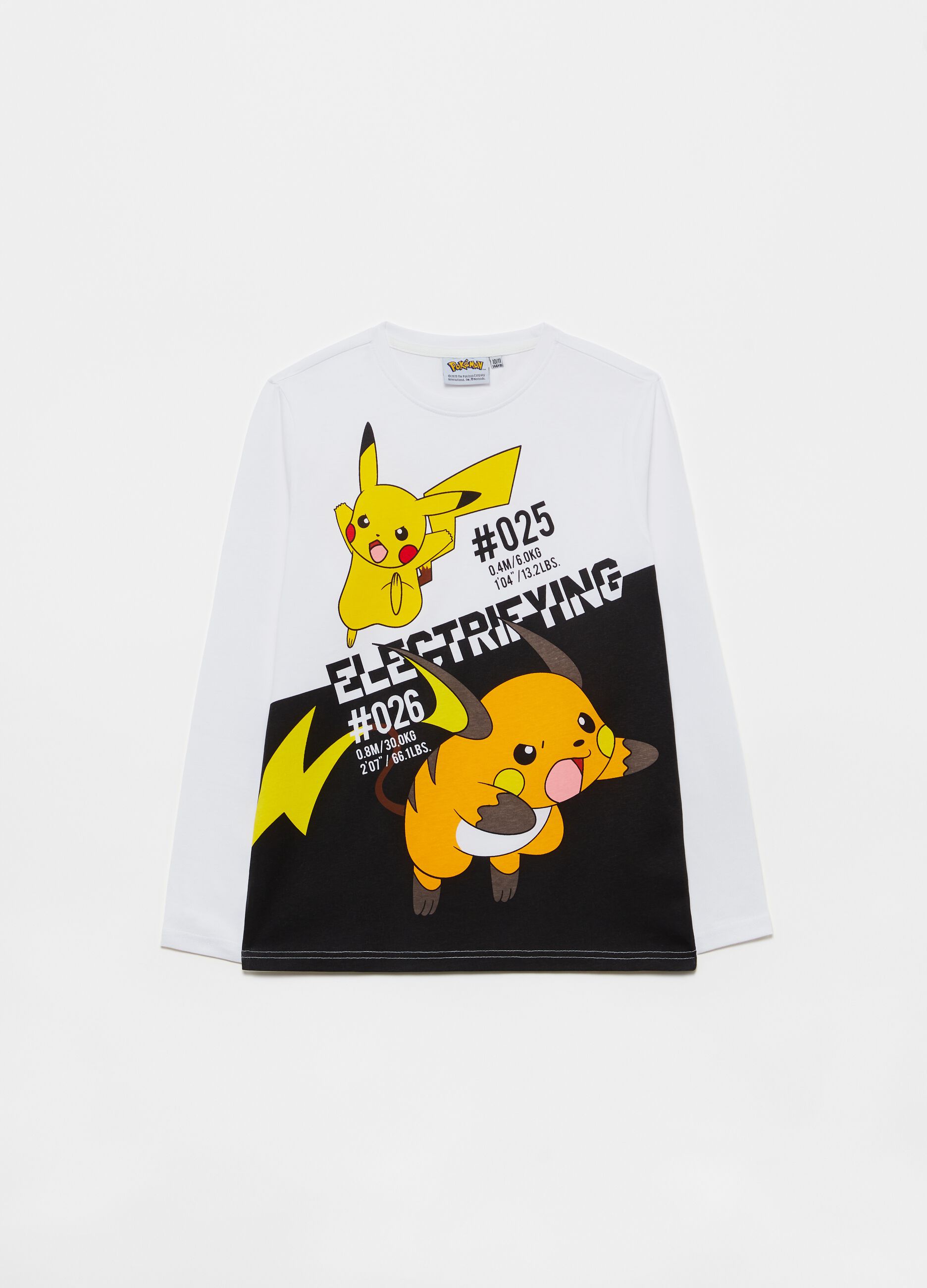Pokémon Pikachu T-shirt with long sleeves