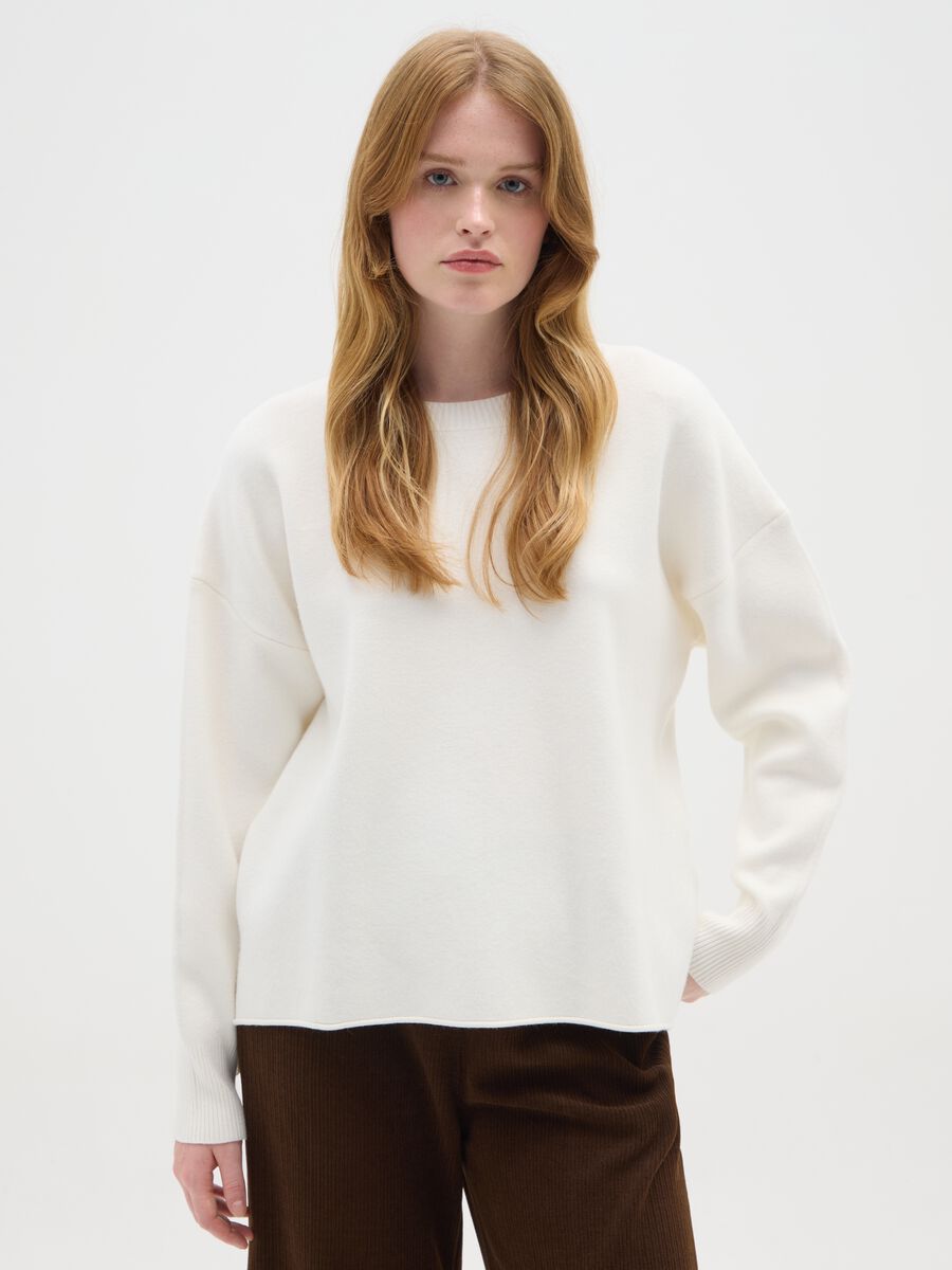 Maglia bianca regular fit_0