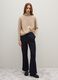 Beige Pure Wool Roll Neck Jumper Regular Fit_0