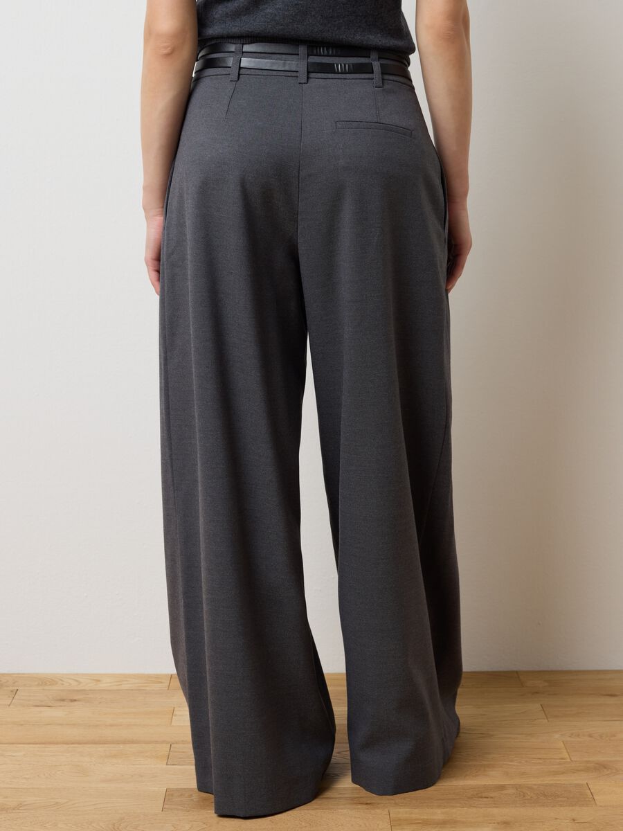 Pantaloni grigi wide leg_2