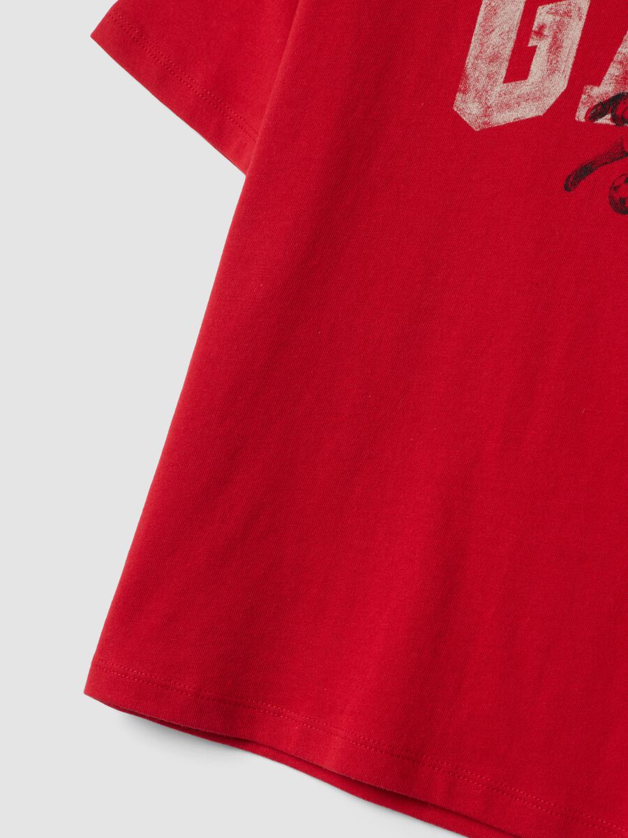 GAP logo pure cotton short-sleeve T-shirt_3