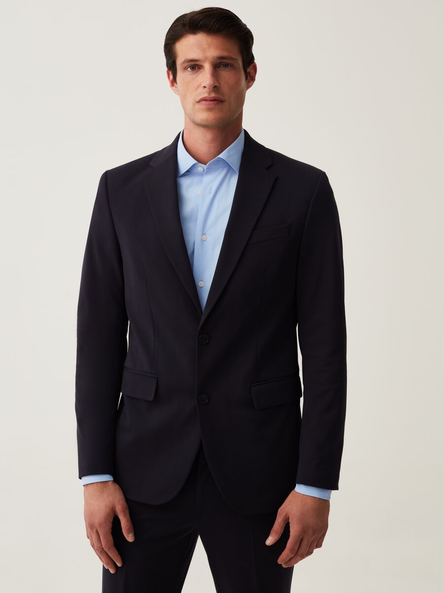 Blazer slim fit OVS Tech_1