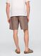 Brown linen and cotton shorts by Gap_2