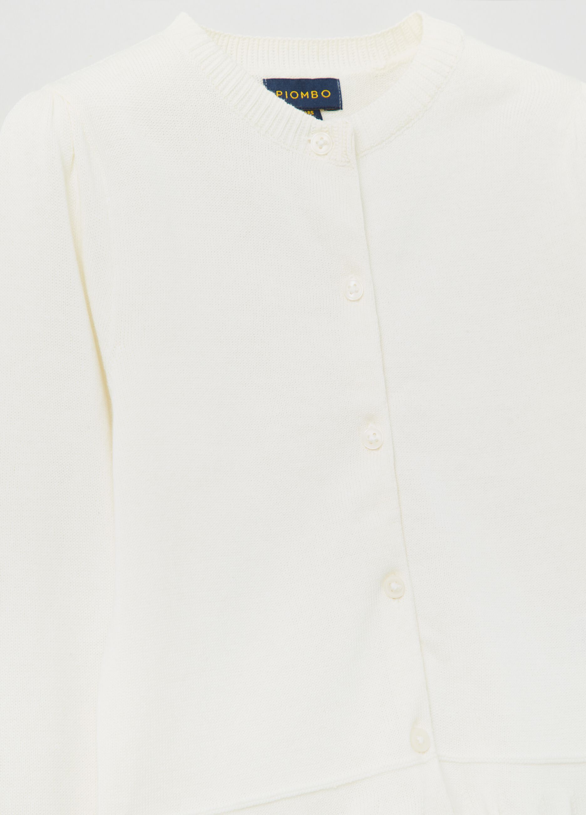 Cardigan con rouche_2