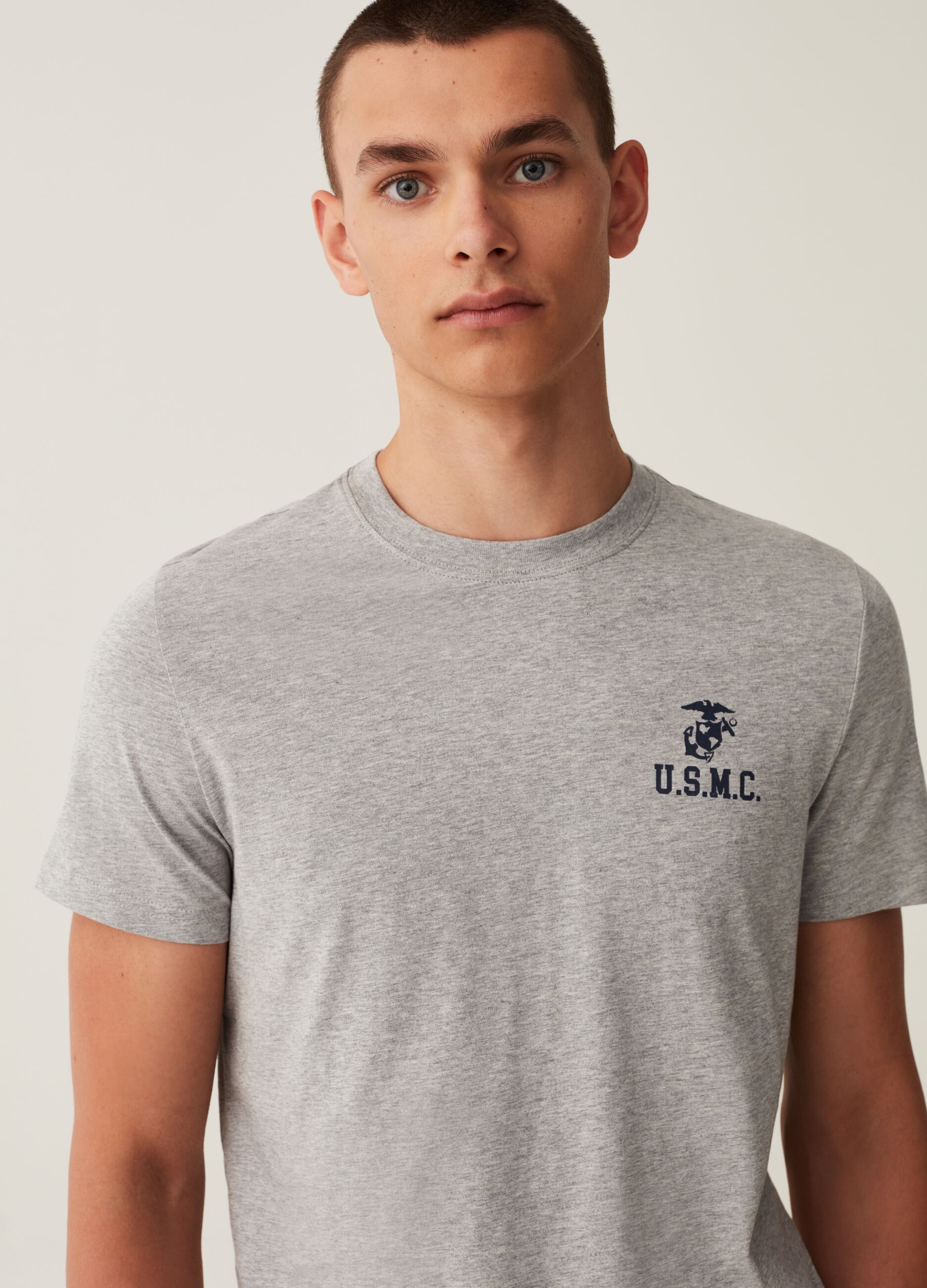 T-shirt girocollo con stampa