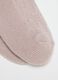 Pink socks in stretchy fabric_1