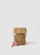 Phone case in pure beige paper fabric_0