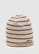 Colourful striped stretch cotton cap for children_2