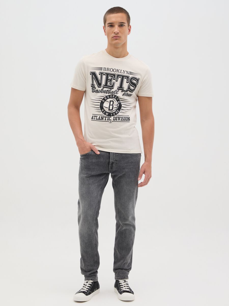 Cotton NBA Brooklyn Nets T-shirt_1