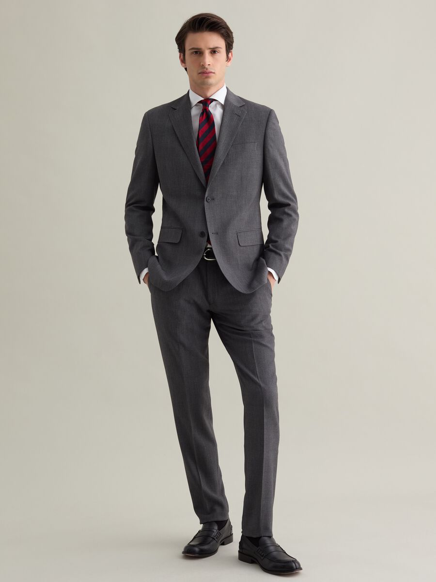 Silk tie with stripes_3