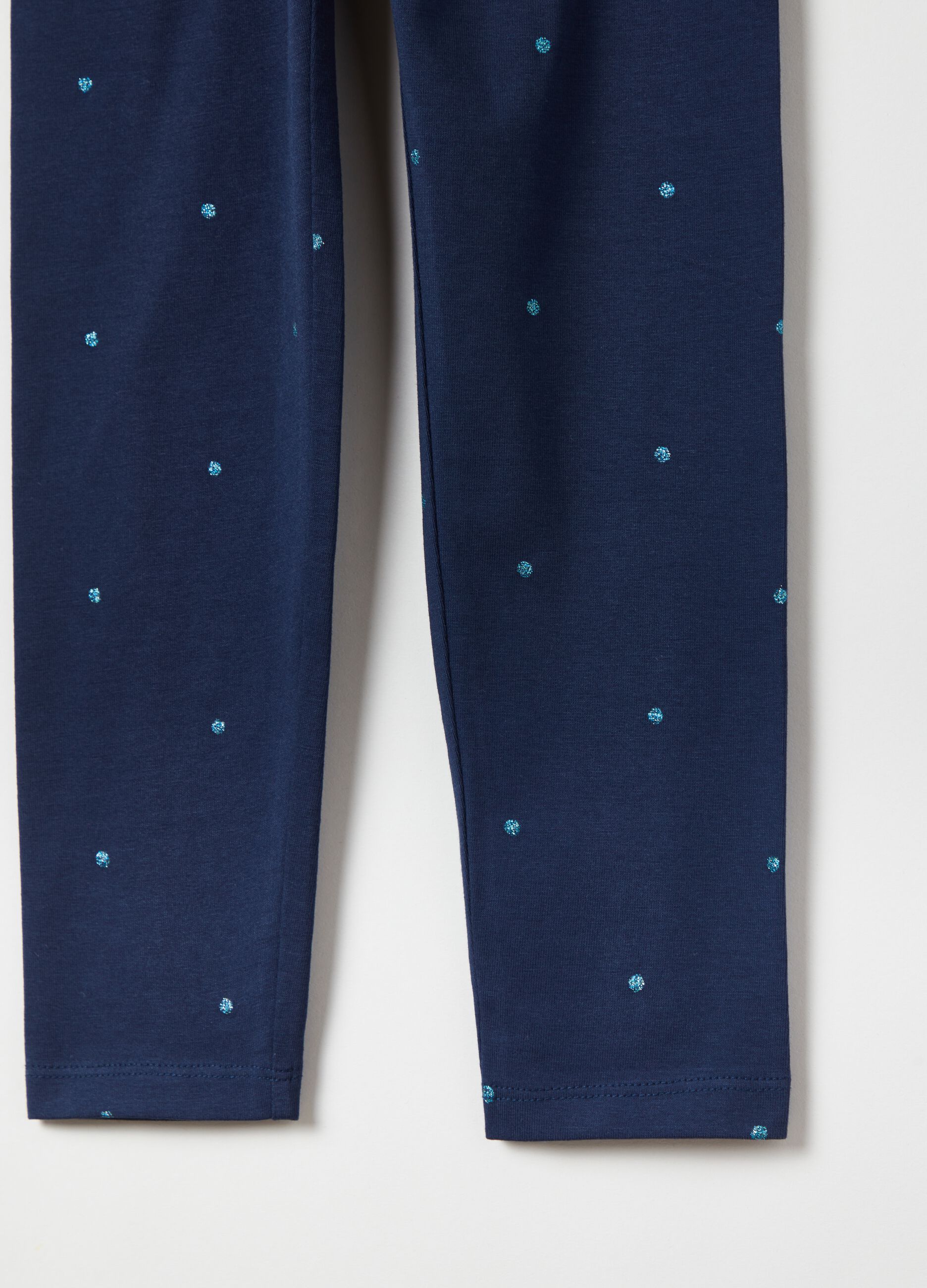 Leggings stretch con stampa