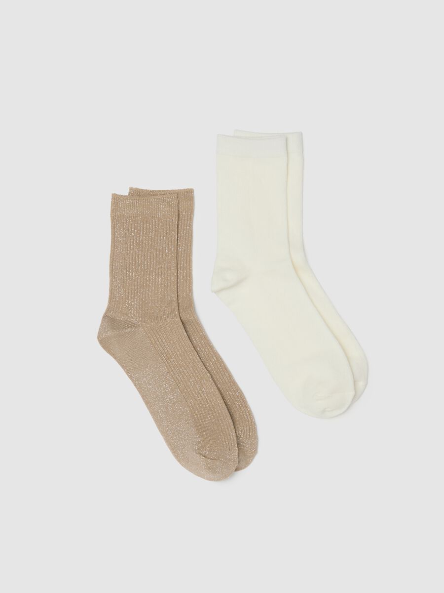 Multicolour Cotton Blend Socks Bipack_0