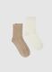 Multicolour Cotton Blend Socks Bipack_0