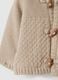 Heavy beige cotton jacket with hood_3