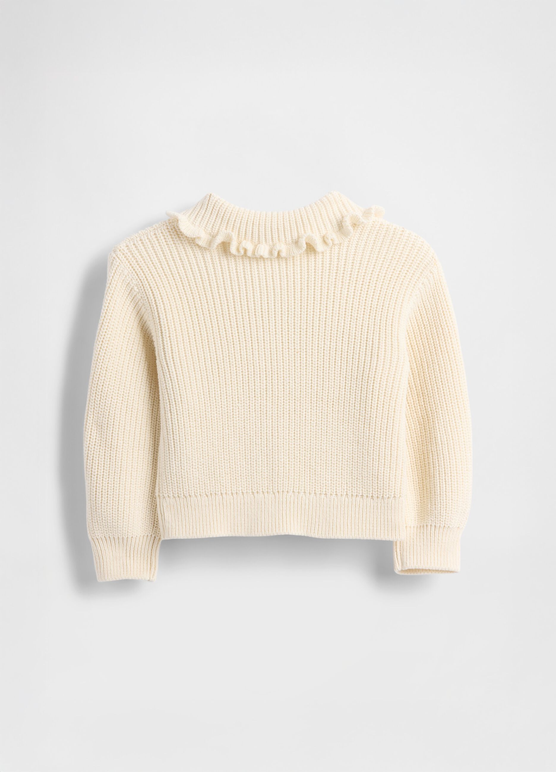 Cardigan bianco in cotone