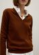 Maglione marrone in puro lana_3