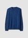 Blue crew-neck regular-fit jersey knit jumper_0