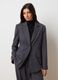 Grey blazer in viscose blend_0
