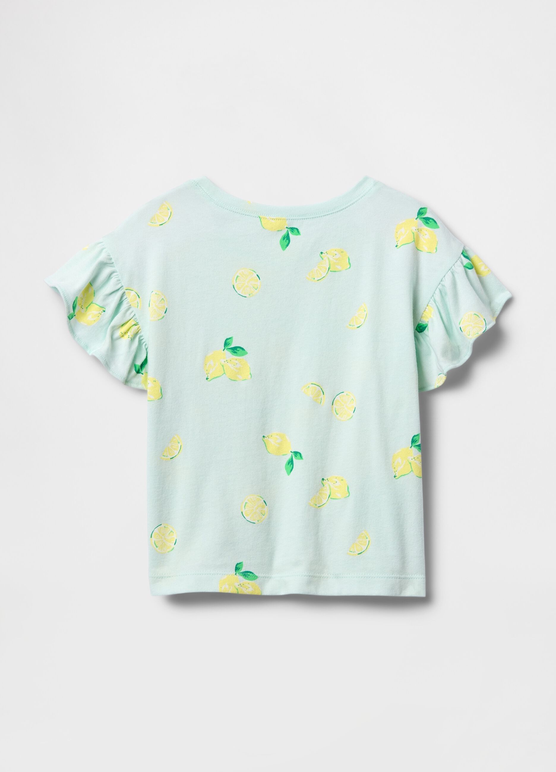 Green Lemon Print T-shirt