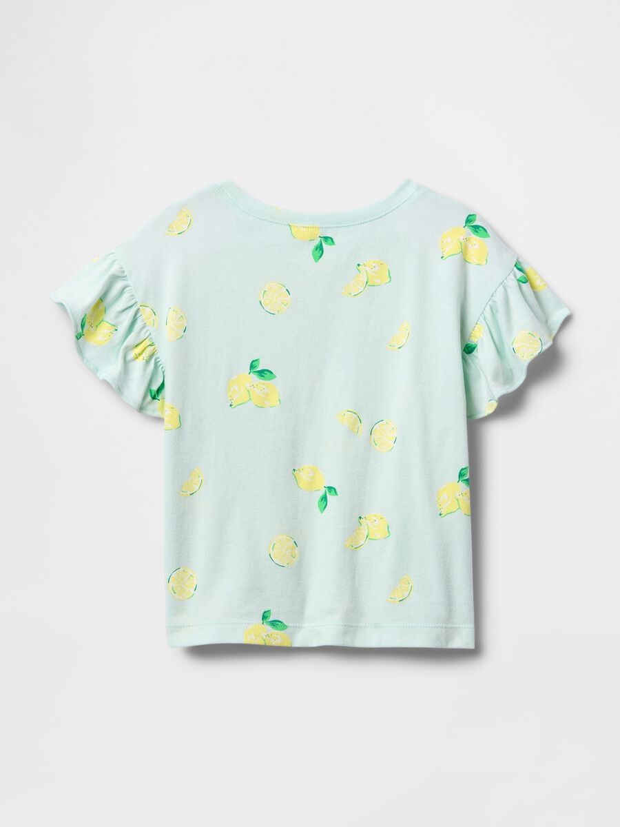 Green Lemon Print T-shirt_1